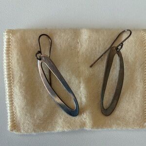 James Avery Silver Oval Earrings